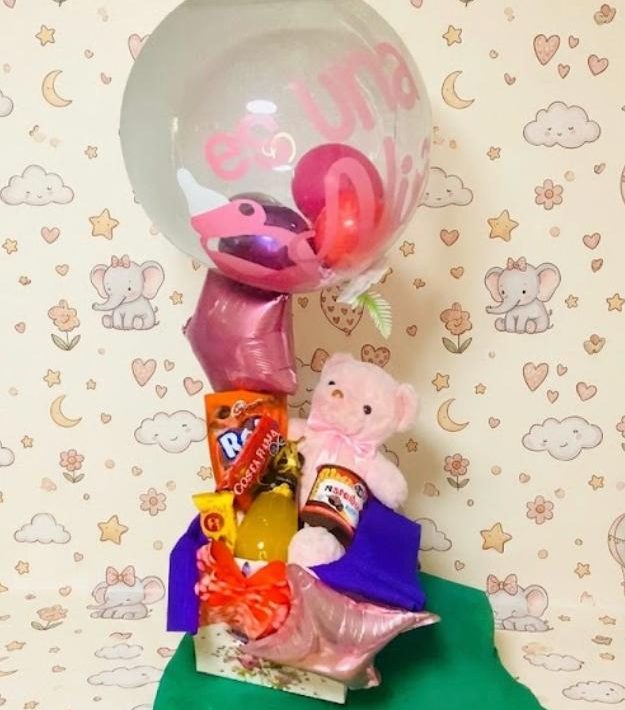Sorpresa bienvenida nacimiento niña